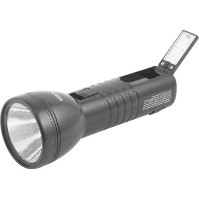 Lanterna Recarregável LRV180 1 LED Frontal 6 Leds Traseiros Bivolt Preta Vonder