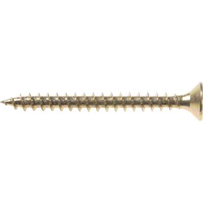 Parafuso para Madeira Chipboard Cabeça Chata Fenda Cruzada Phillips Bicromatizado 5,0mm X 50,0mm