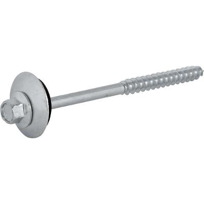 Parafuso para Telha 5-16 X 110mm Completo Zincado com Arruela de Borracha Vonder