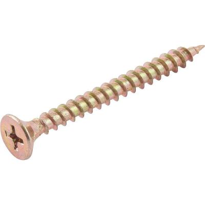 Parafuso para Madeira Chipboard Cabeça Chata Fenda Cruzada Phillips Bicromatizado 5,0mm X 50,0mm