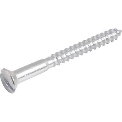 Parafuso para Madeira 4,8 mm X 50 mm Cabeça Chata Zincado Aço Carbono Vonder
