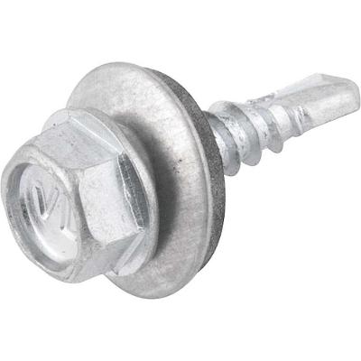 Parafuso Autobrocante Sextavado 4,8mm X 3-4 Fixacao de Coberturas Metalicas Acabamento Zincado