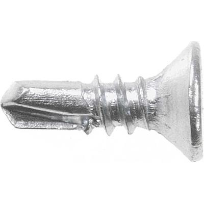 Parafuso Autobrocante Cabeça Chata Fenda Cruzada Zincado 4,2mm X 13mm Vonder