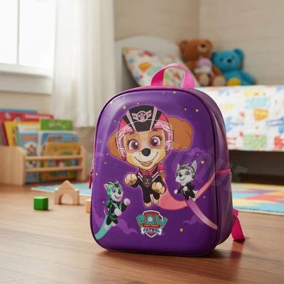 Mochila Infantil Max Toy Patrulha Canina Tamanho P EVA e Poliéster Roxo