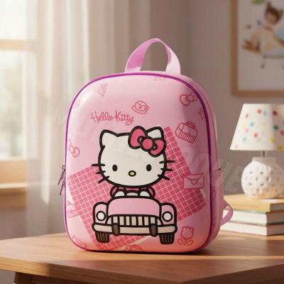 Mochila Infantil Max Toy Hello Kitty Tamanho P EVA e Poliester Rosa