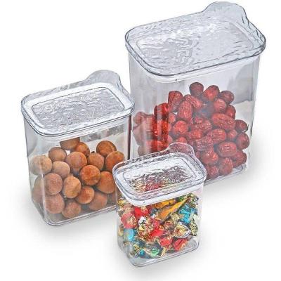 Conjunto Potes Herméticos Conjunto 3 com Tampa Multiuso Conservação Alimentos Top Rio Comercial
