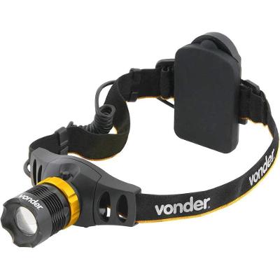 Lanterna de Cabeça Vonder Llv 55 Led Cree Superled Iluminação Geral Ajuste de Foco 130LM