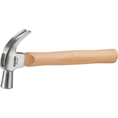 Martelo de Unha Martelo Unha 27mm Aço Forjado Cabo Madeira Vonder
