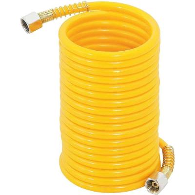 Mangueira Tubo para Ar Comprimido Poliuretano PVC Espiral Amarelo Vonder 7,5M