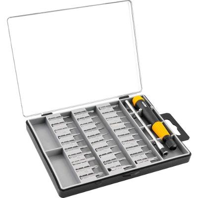 Jogo de Bits Ponteiras de Precisão 32 Peças Encaixe Sextavado 4MM Aço Cromo Vanádio Vonder