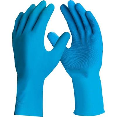 Luva de Proteção em Látex Silver Grip DA-360AZ Resistência Química e Mecânica Vermelho Danny EPI
