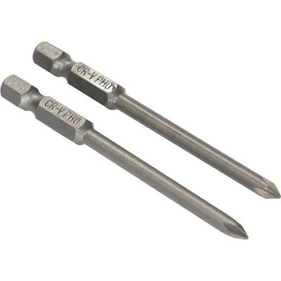 Jogo de Bits de Ponteiras Phillips 3538075000 Encaixe Sextavado 1-4 Cartela 2 Peças Vonder