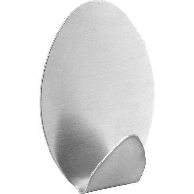 Gancho Adesivo Oval 1078002001 para Pendurar Objetos Aço Inox 2 Peças Vonder