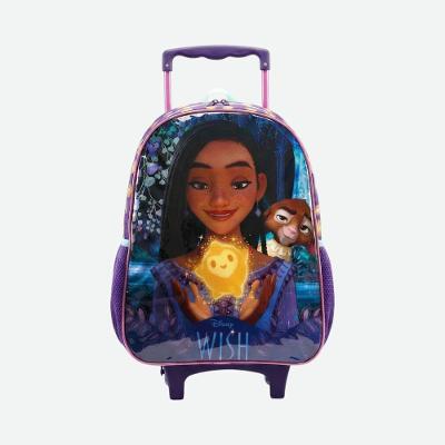 Mochila Infantil de Rodinhas Xeryus Wish Poliester e PVC Roxo