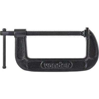 Grampo Sargento Tipo C 8 Capacidade Abertura 203mm Acabamento Pintado Vonder