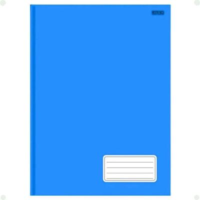 Caderno Brochura São Domingos Kbom! Capa Dura 96 Folhas Azul