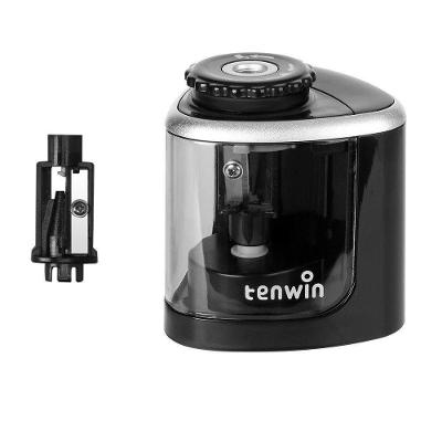 Apontador de Mesa OEM para Lápis 6-8MM Kit com 3 Unidades Preto