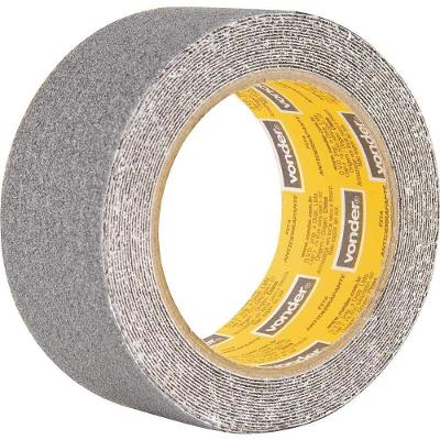 Fita Antiderrapante 50MM X 5M Prevenção de Acidentes em Pisos e Degraus Cinza Vonder