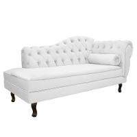Diva Recamier Diana 130Cm Lado Esquerdo Corano - Doce Sonho Móveis Cor Branco - 2