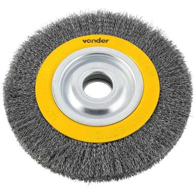 Escova Circular de Aço 8 X 1.3-16 203mm X 30mm com Bucha de Redução Vonder