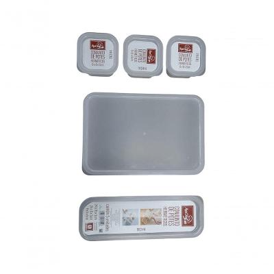 Conjunto de Potes Hermeticos de Plastico com Tampa Top Chef Livre de BPA Empilhavel Transparente Top
