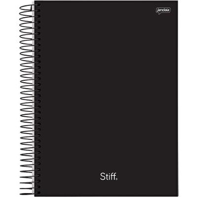 Caderno Espiral OEM Jandaia Universitário 1 Matéria 80 Folhas Kit 10 Capa Dura Cores Variadas
