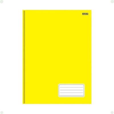 Caderno Brochura 1-4 48 Folhas São Domingos Papel 1 Amarelo