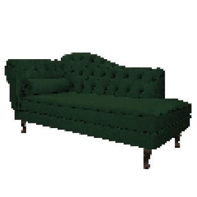 Diva Recamier Diana 130Cm Lado Direito Suede Verde