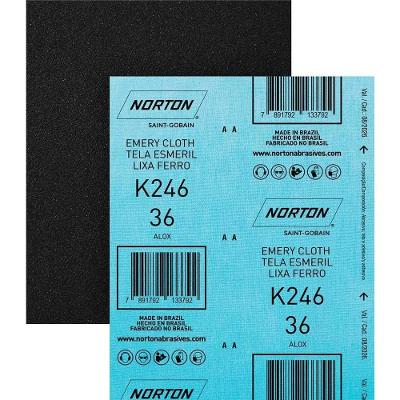 Lixa para Ferro K246 Lixamento de Metais e Superficies Remocao de Pinturas Velhas Norton