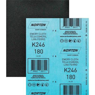 Lixa Ferro K246 Lixamento de Metais e Remocao de Pinturas Grao g 180 Norton