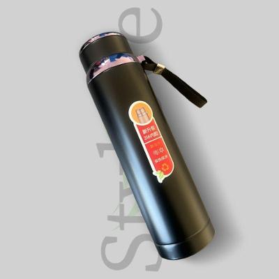 Garrafa Térmica OEM Isolamento a Vácuo Aço Inoxidável 316 Tampa Hermética Preto Fosco 800ML