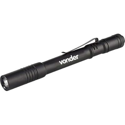 Lanterna Caneta Recarregável Vonder LCR 350 3,5W LED Cree Preta