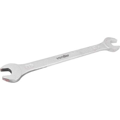 Chave Fixa 10 mm X 11 mm Aço Cromo Vanádio Cromado Fosco Vonder