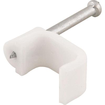 Grampo para Fios 10,0mm² Chato Fixação de Cabos Elétricos Alta Resistência Branco Vonder