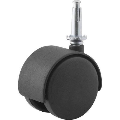 Rodizio Giratorio Duplo Leve Vonder 1.9-16 Nylon para Moveis Preto