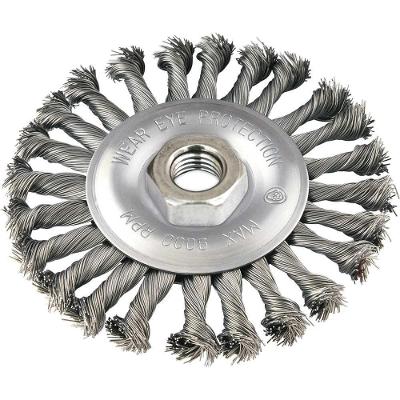 Escova para Esmerilhadeira Angular Circular 4.1-2 X 1-2 M14 Torcida Aço Carbono Vonder