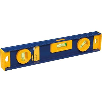 Nível de Alumínio com Base Magnética 1884606 3 Bolhas Azul e Amarela Irwin