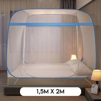 Mosquiteiro Tenda Dobrável Poliéster 150CM X 200CM Azul OEM