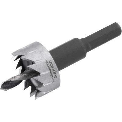 Serra Copo de Aço Rápido 25mm para Inox Corte Seco Ou Refrigerado Rotação Máxima 500 RPM Vonder