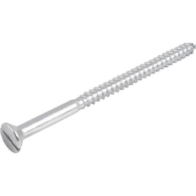Parafuso para Madeira 6,1mm X 100mm Cabeça Chata Zincado Aço Carbono Vonder