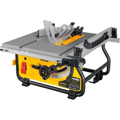 Serra Circular com Mesa SCV 1810 1800W 220V para Cortar Madeiras com Guia Lateral Vonder