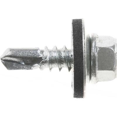 Parafuso Autobrocante Sextavado 5,5mm X 3-4 Fixacao de Telhados Metalicos Acabamento Zincado Vonder
