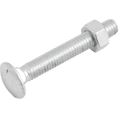 Parafuso Francês com Porca Zincado 5-16 X 2.1-4 Aço Carbono Vonder