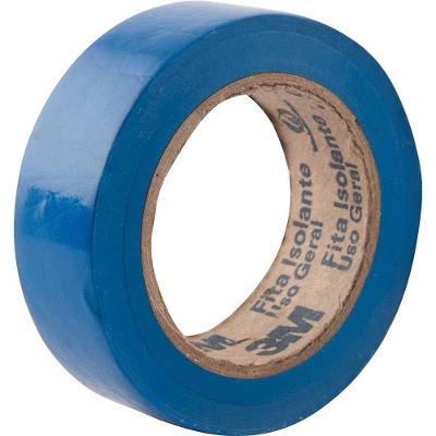 Fita Isolante Imperial Colors Uso Geral Flexivel Resistente a Raios Ultravioleta Antichama Azul