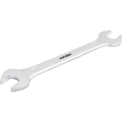Chave Fixa 20MM X 22MM Uso Industrial Aco Cromo Vanadio Cromado Fosco Pontas Estreitas Vonder