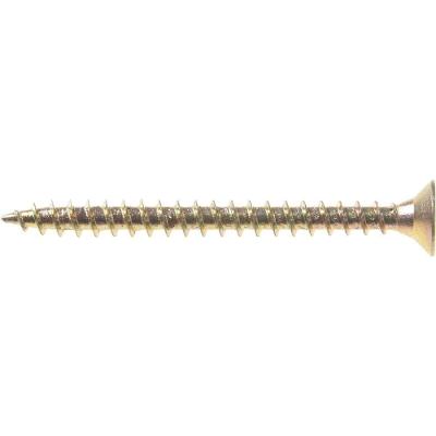 Parafuso para Madeira Chipboard Cabeça Chata Fenda Cruzada Phillips Bicromatizado 4,0mm X 45,0mm