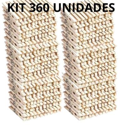 Kit Prendedores de Roupas Tradicionais Antideslizantes Madeira Reforcados para Varal OEM