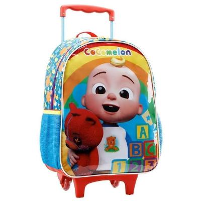 Mochila Infantil com Rodinhas Xeryus Cocomelon 16 Verde