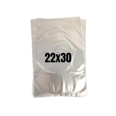 Kit 100 Unidades Saco Plástico Transparente sem Abas Polipropileno 22x30cm Alta Transparência OEM