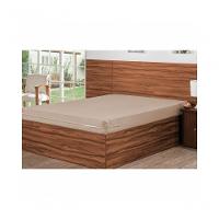 Capa Ppara Colchão com Zíper Casal Cáqui Bordados Ricardo - 1